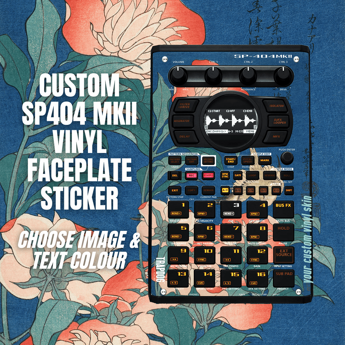 DTM・DAW SP404 MK-2 Custom Princess Mononoke wrap DTM・DAW SP404 MK-2 Custom Princess Mononoke wrap SP-404 MK2