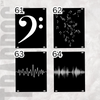 Artwork Laser Engraved Acrylic Eurorack Panels 1.5mm / Eurorack Panels For Filling Gaps / Any Size HP / Blank Eurorack Panels