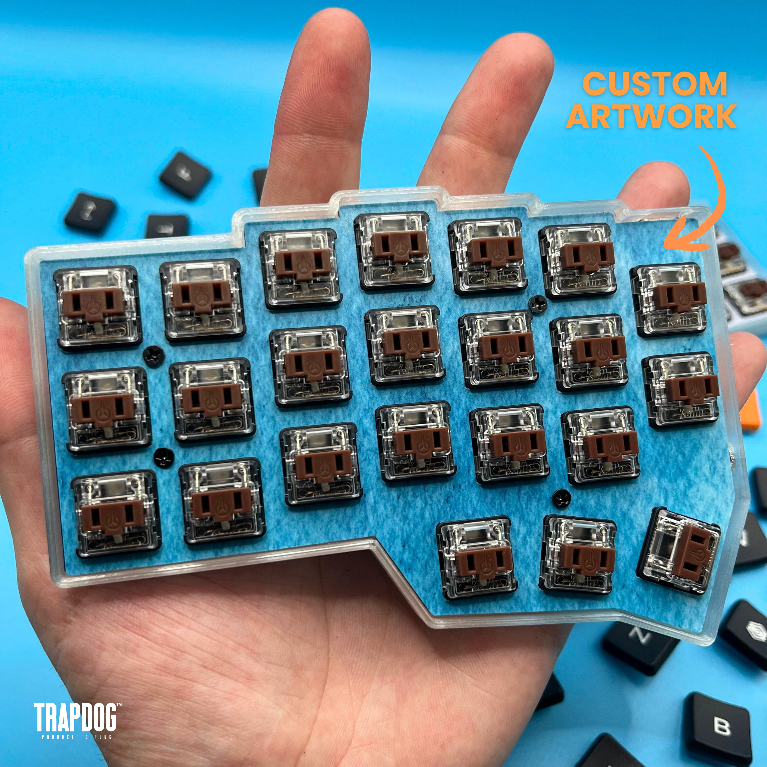 Custom Skin Corne Choc V4.1 RGB – Low Profile Split Mechanical Keyboard