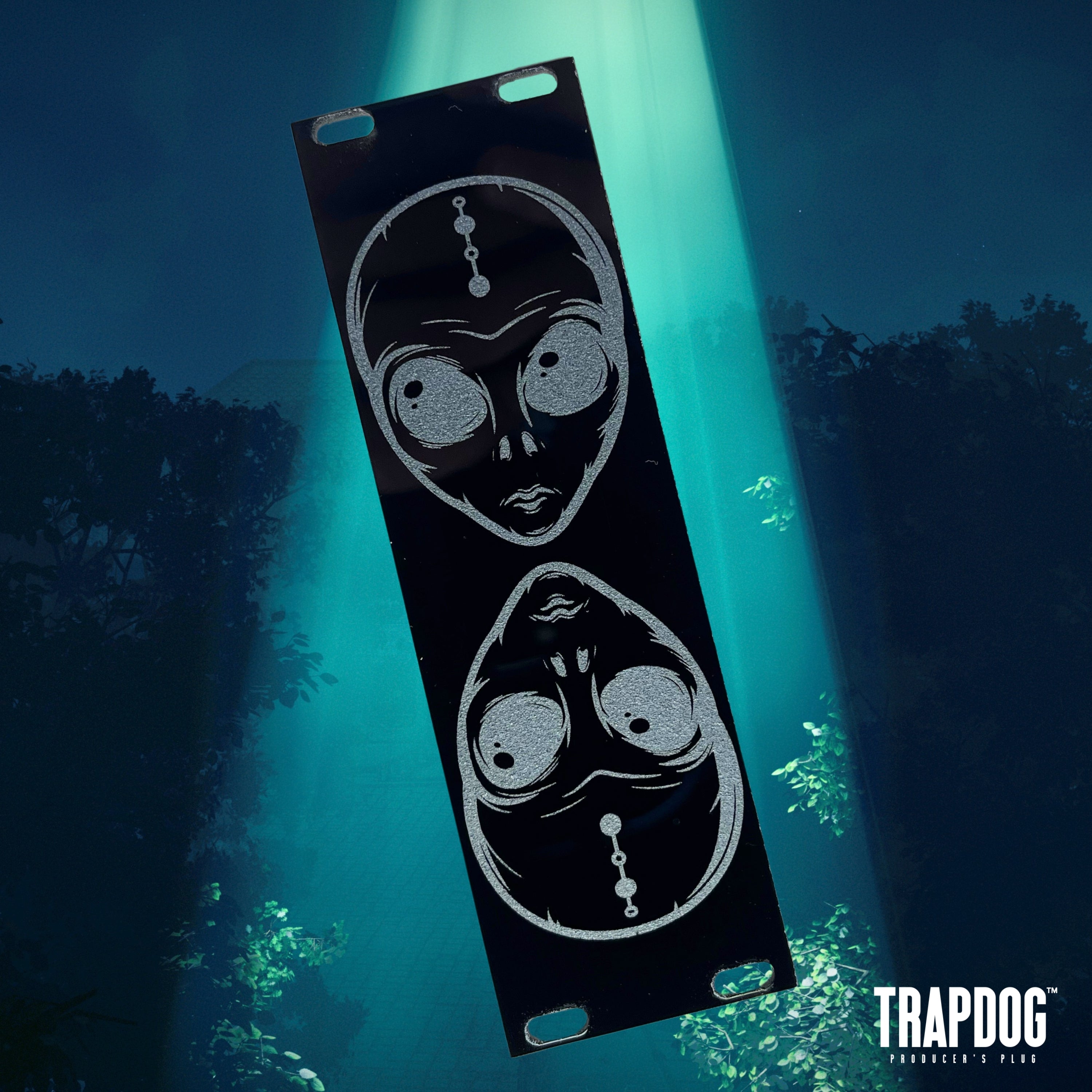 Artwork Laser Engraved Acrylic Eurorack Panels 1.5mm / Eurorack Panels For Filling Gaps / Any Size HP / Blank Eurorack Panels