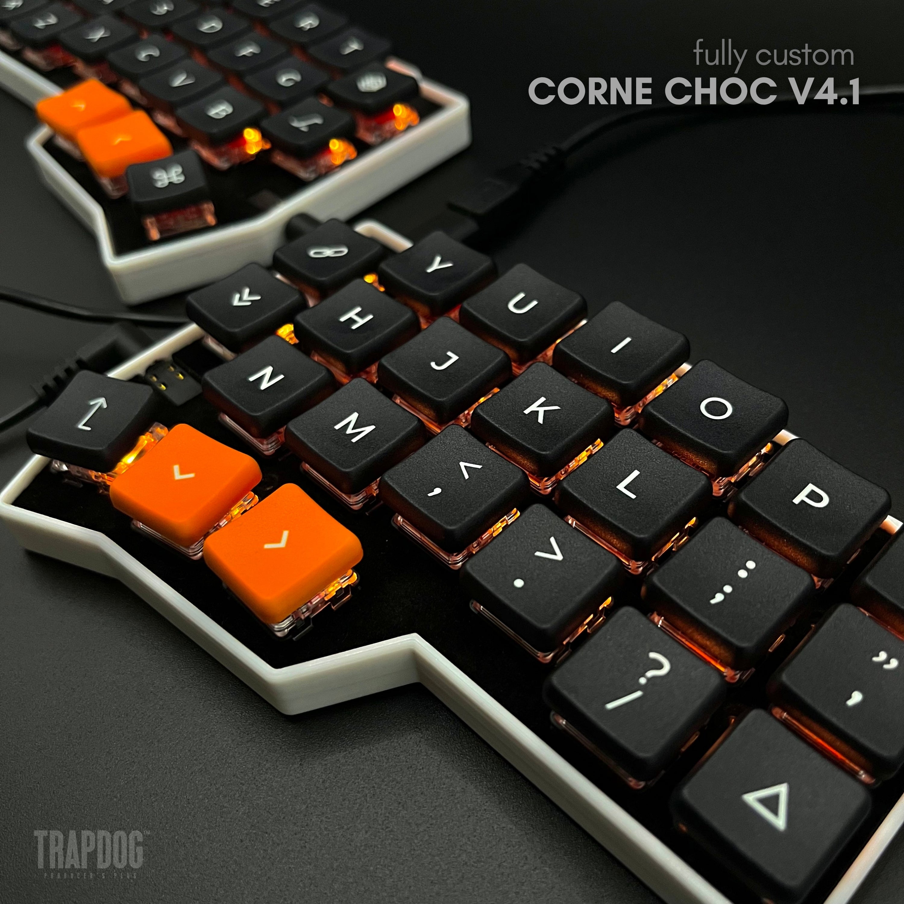 Corne Choc V4.1 – Low Profile Split Mechanical Keyboard | RGB, Fully Built & Custom
