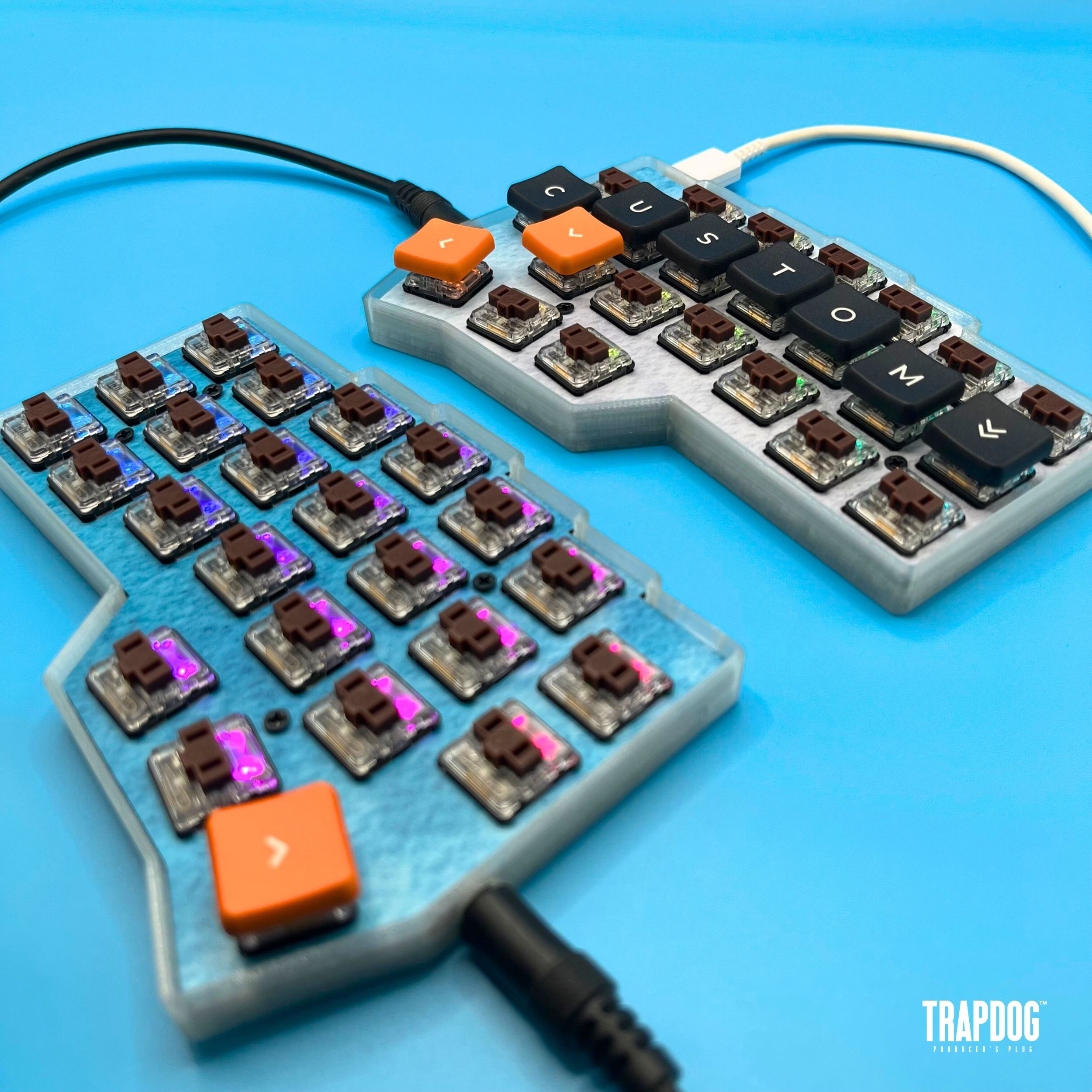Custom Skin Corne Choc V4.1 RGB – Low Profile Split Mechanical Keyboard