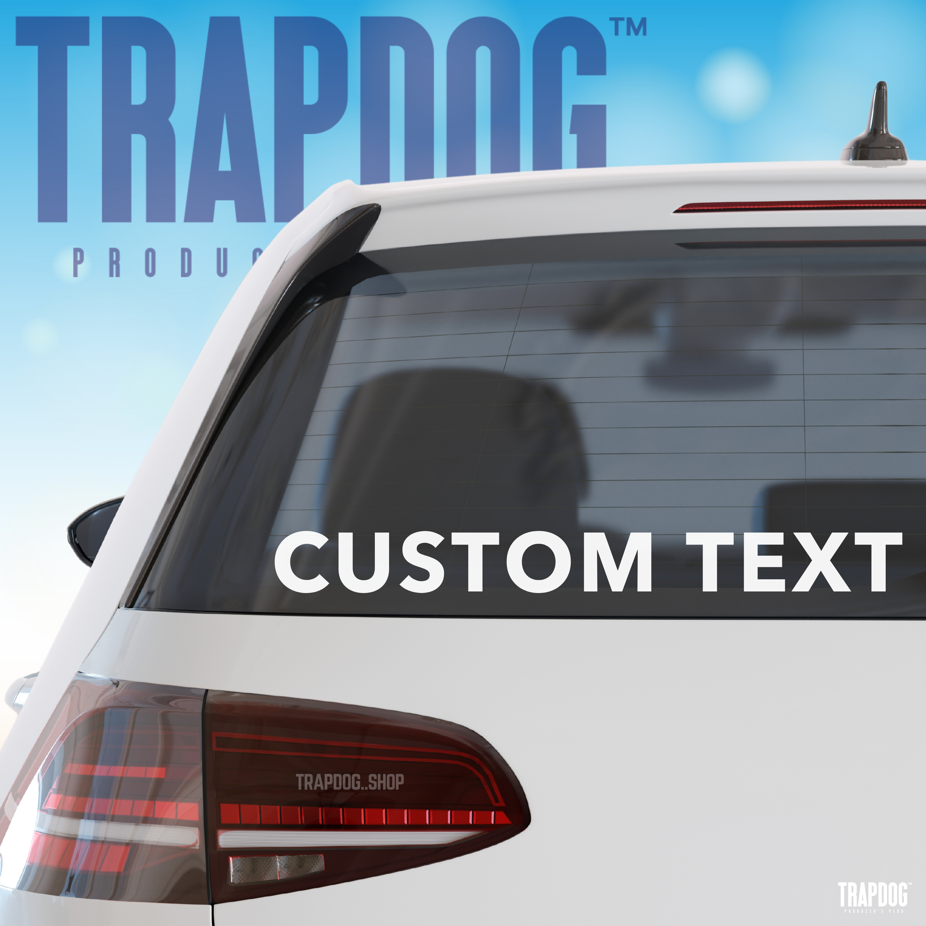 Custom Text and Logo Vinyl Decal & Free Squeege - Perfect for Cars, Boats, Businesses and more!