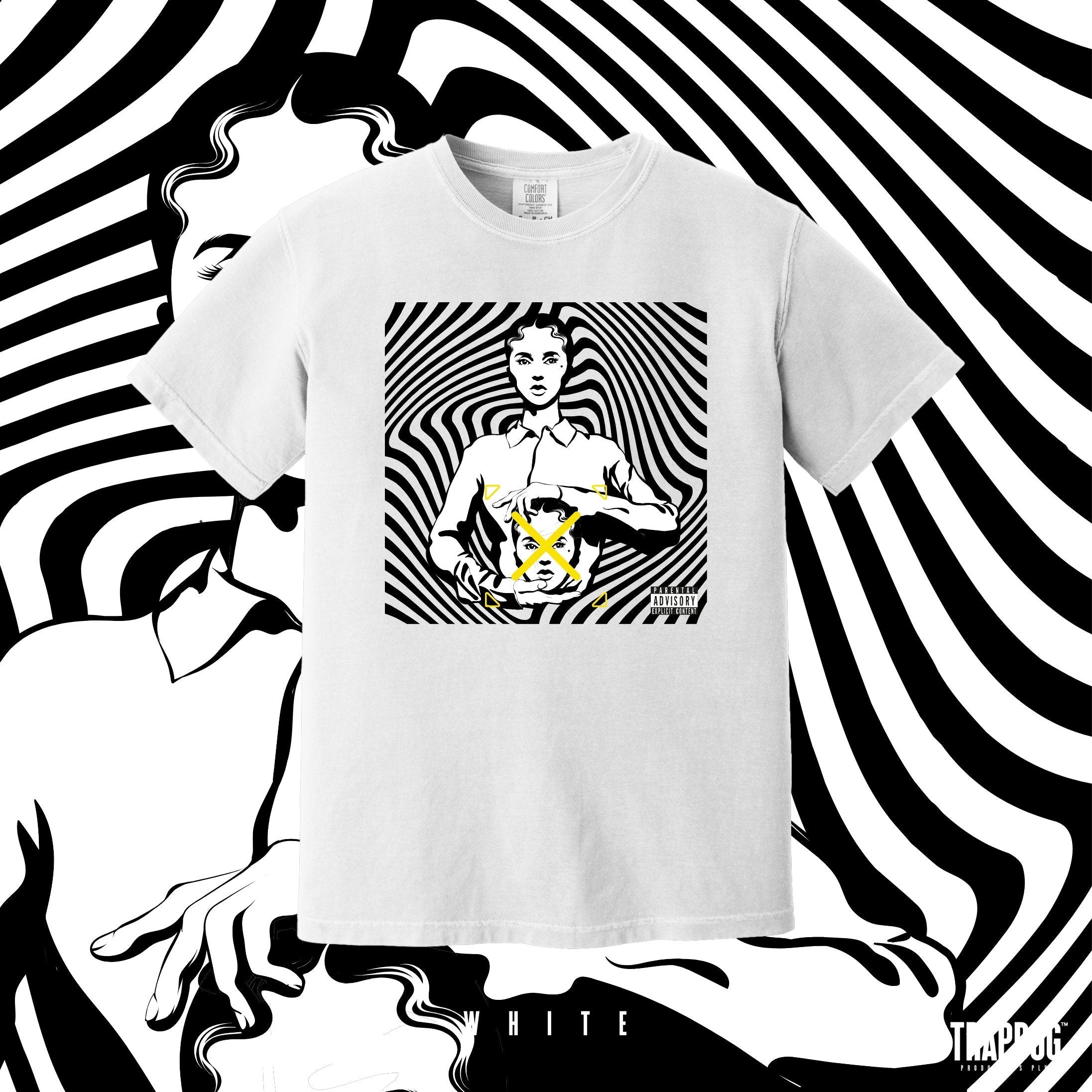 TRAPDOG® Synthwave Vaporwave Aesthetic T-Shirt | Psychedelic Trippy Alt Clothing | Retrowave Anime Cyberpunk | Grunge Rave Gear | R#9