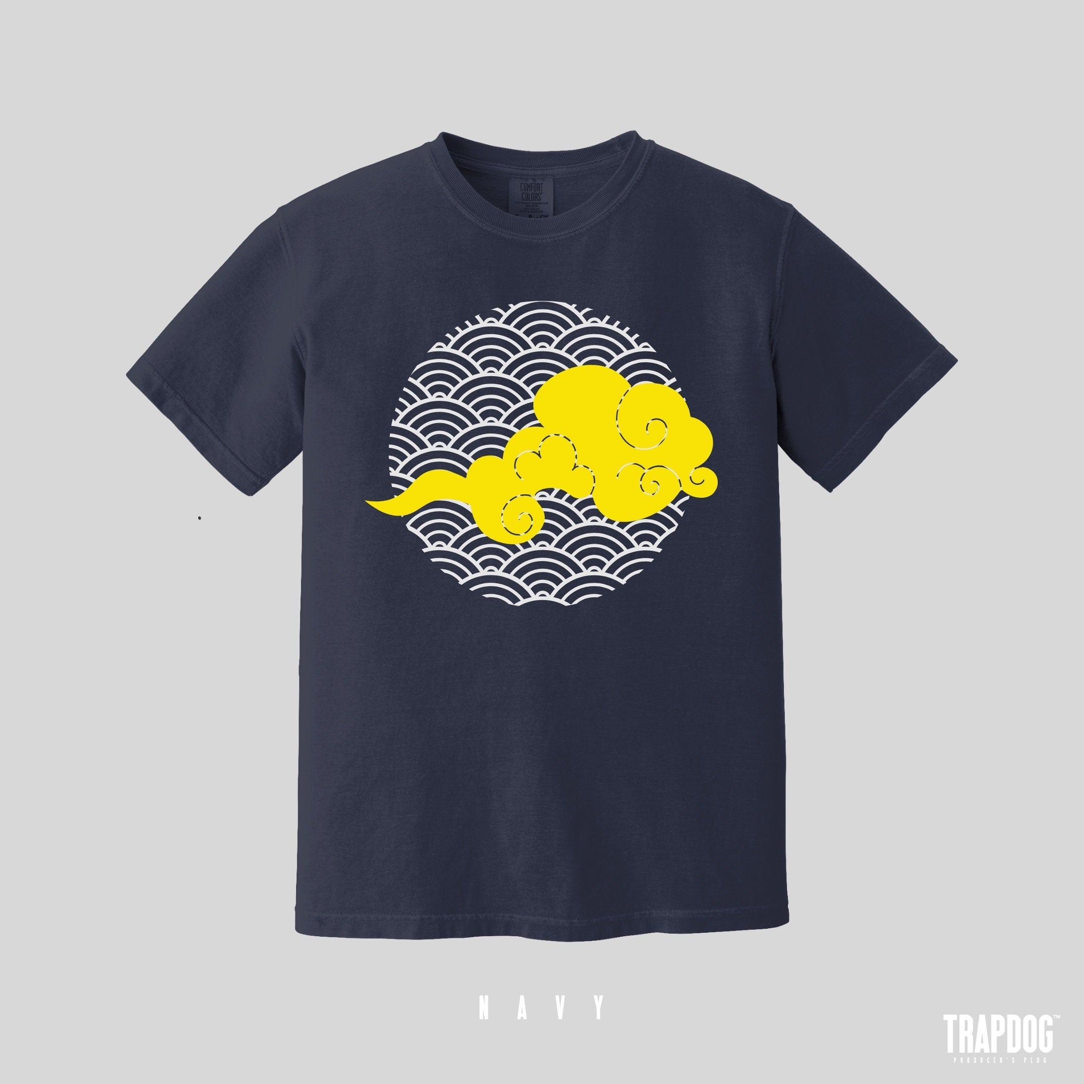 TRAPDOG® Japanese Aesthetic Vaporwave T-Shirt | Psychedelic Trippy Alt Clothing | Retrowave Anime Cyberpunk | Grunge Rave Gear | R#12