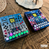 Custom SmplTrek & Lofi-12 XT Vinyl Faceplate Skin Sticker | Precut Holes  #33