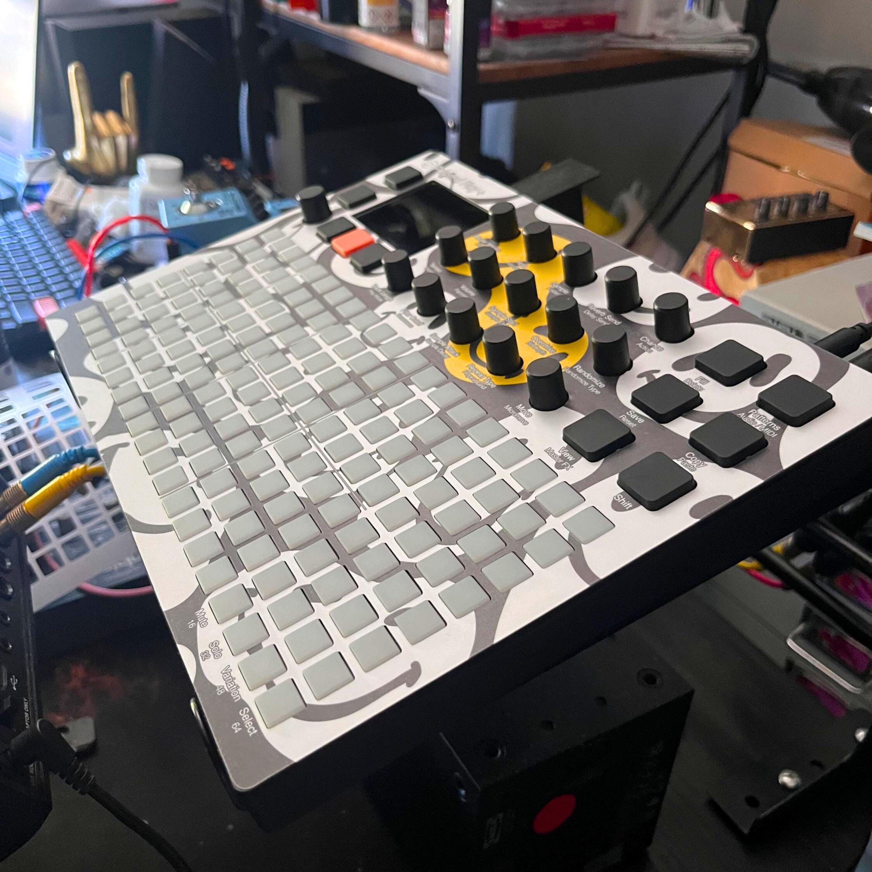 Custom Polyend Tracker / + & Play / + Vinyl Faceplate Skin Sticker | Send Us Your Artwork and Logo | #9