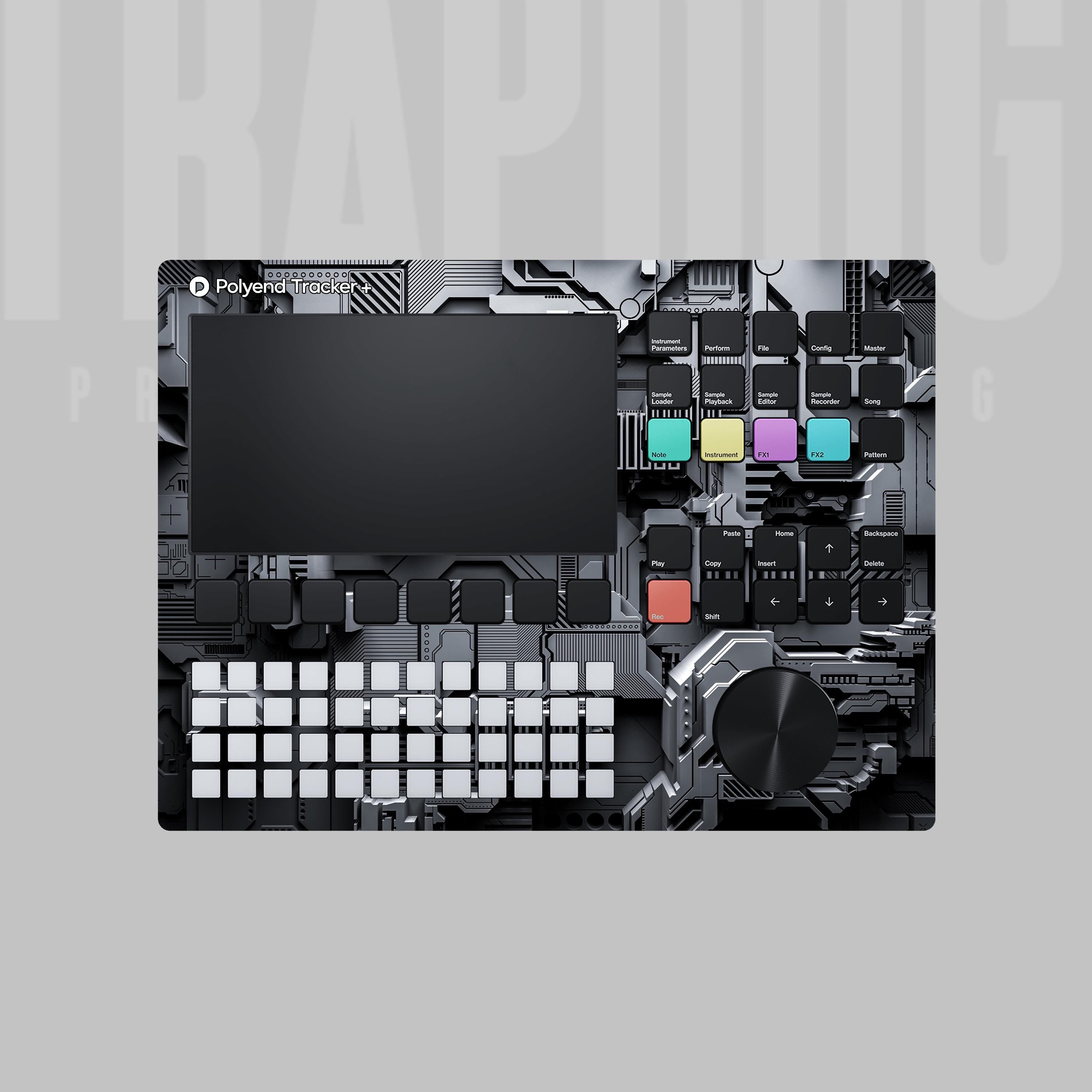 Custom Polyend Tracker / + & Play / + Vinyl Faceplate Skin Sticker | Send Us Your Artwork and Logo | #50