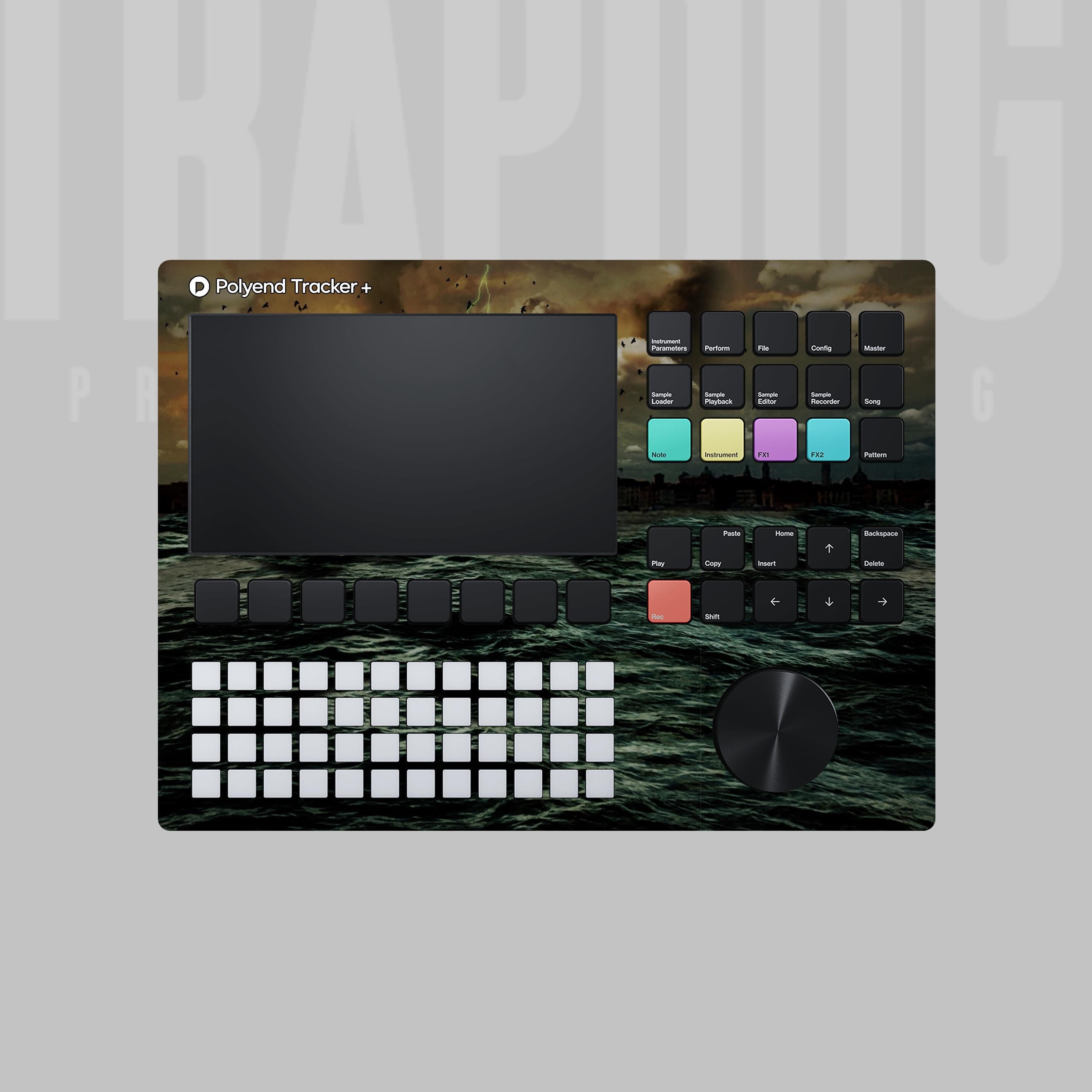Custom Polyend Tracker / + & Play / + Vinyl Faceplate Skin Sticker | Send Us Your Artwork and Logo | #56