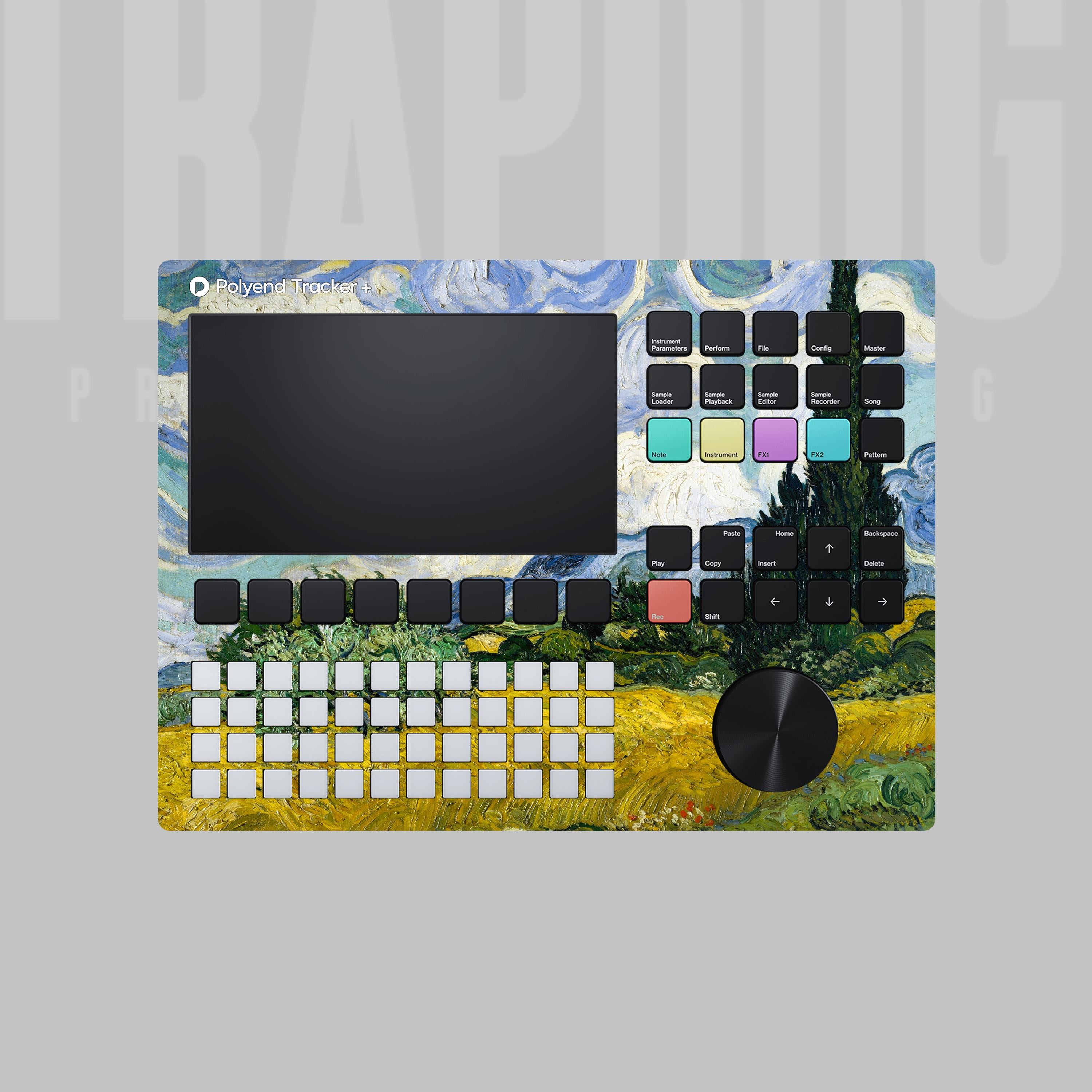 Custom Polyend Tracker / + & Play / + Vinyl Faceplate Skin Sticker | Send Us Your Artwork and Logo | #59