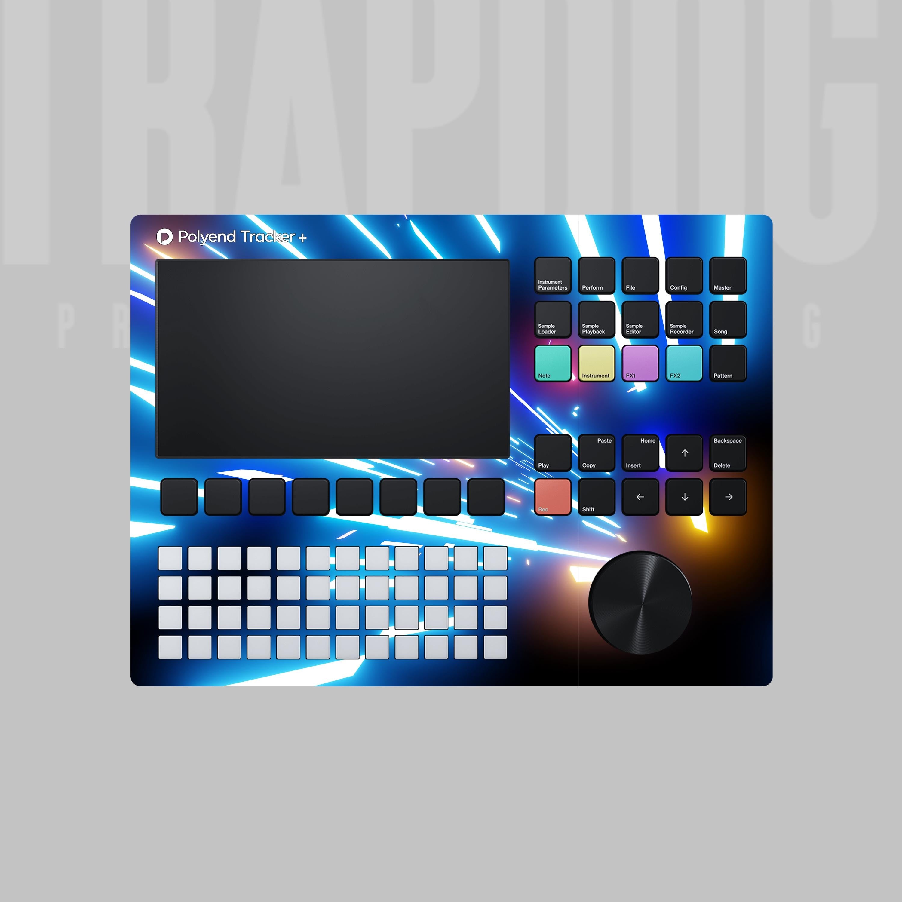 Custom Polyend Tracker / + & Play / + Vinyl Faceplate Skin Sticker | Send Us Your Artwork and Logo | #61