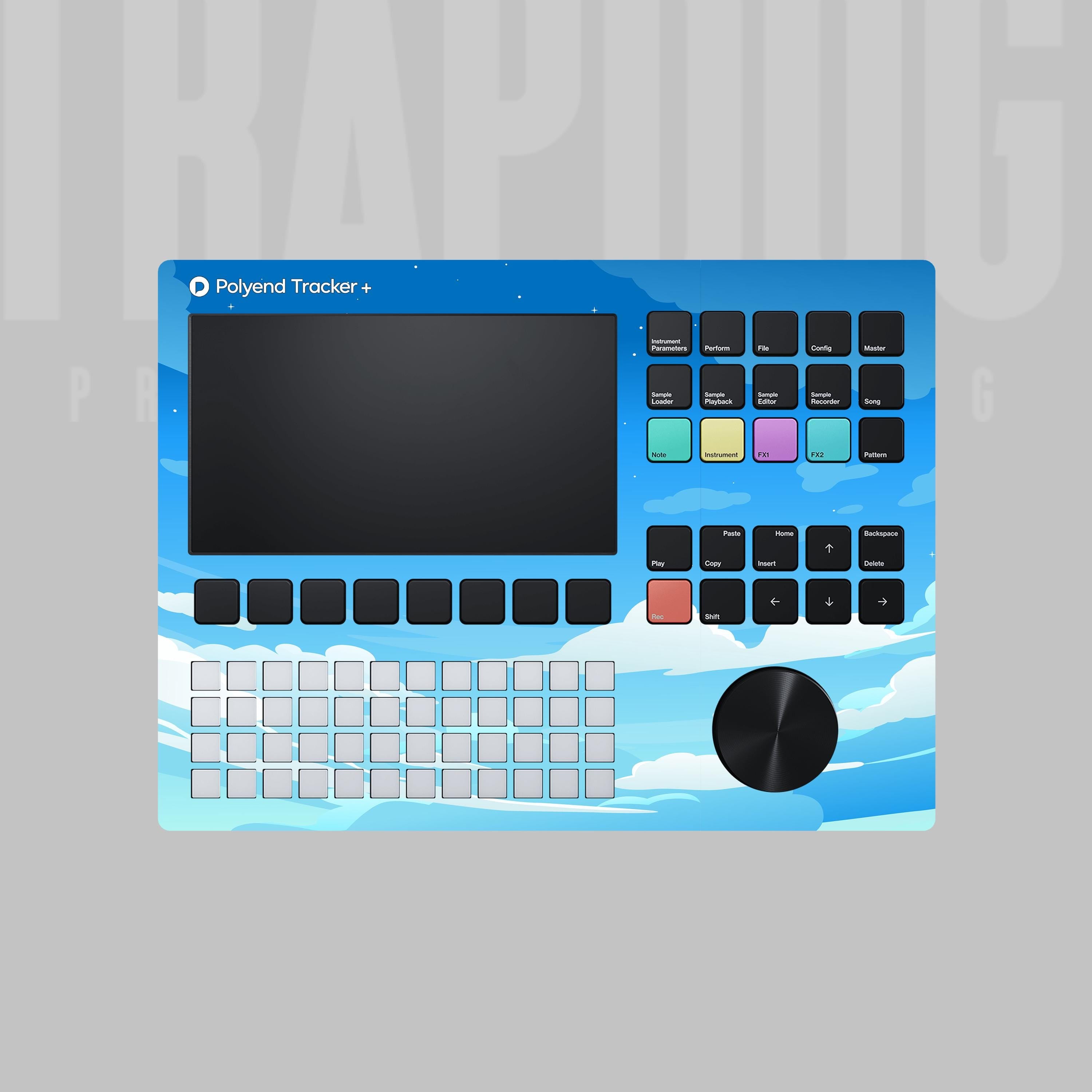 Custom Polyend Tracker / + & Play / + Vinyl Faceplate Skin Sticker | Send Us Your Artwork and Logo | #64