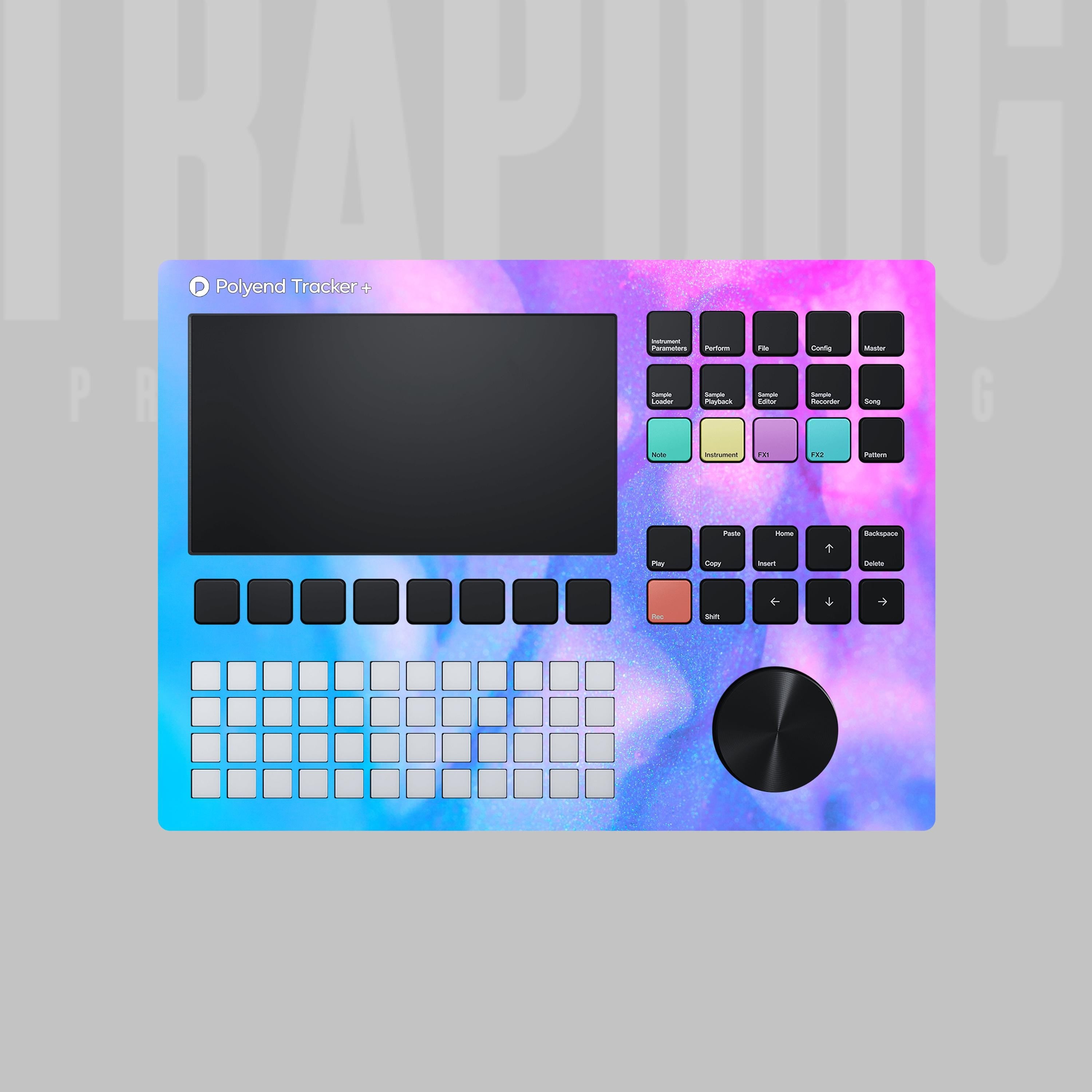 Custom Polyend Tracker / + & Play / + Vinyl Faceplate Skin Sticker | Send Us Your Artwork and Logo | #66