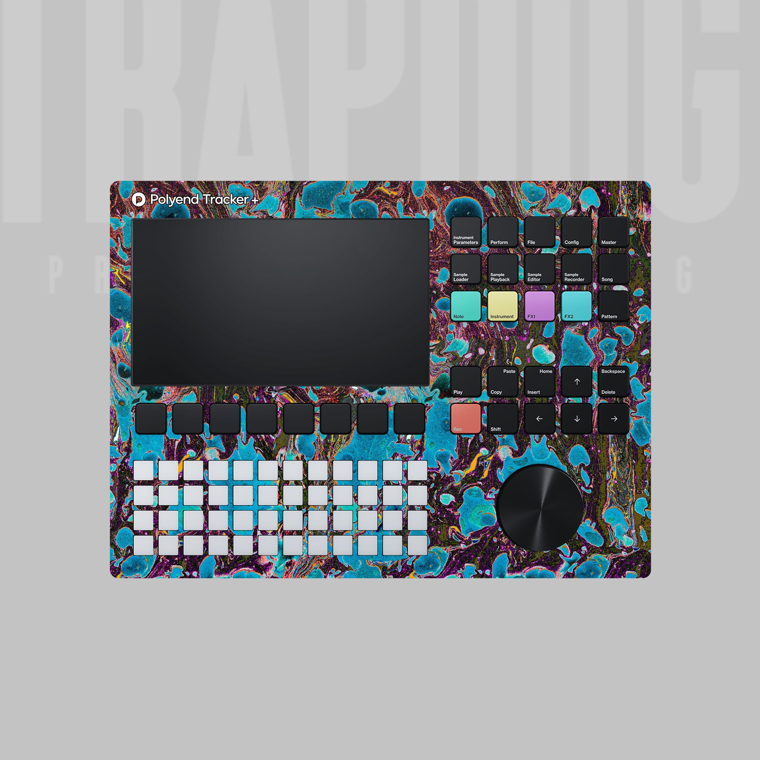 Custom Polyend Tracker / + & Play / + Vinyl Faceplate Skin Sticker | Send Us Your Artwork and Logo | #67