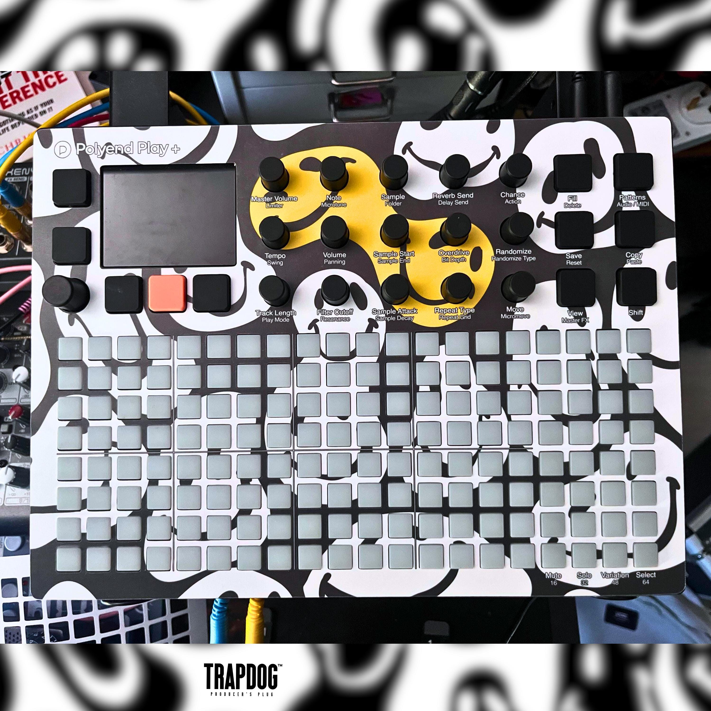 Custom Polyend Tracker / + & Play / + Vinyl Faceplate Skin Sticker | Send Us Your Artwork and Logo | #69