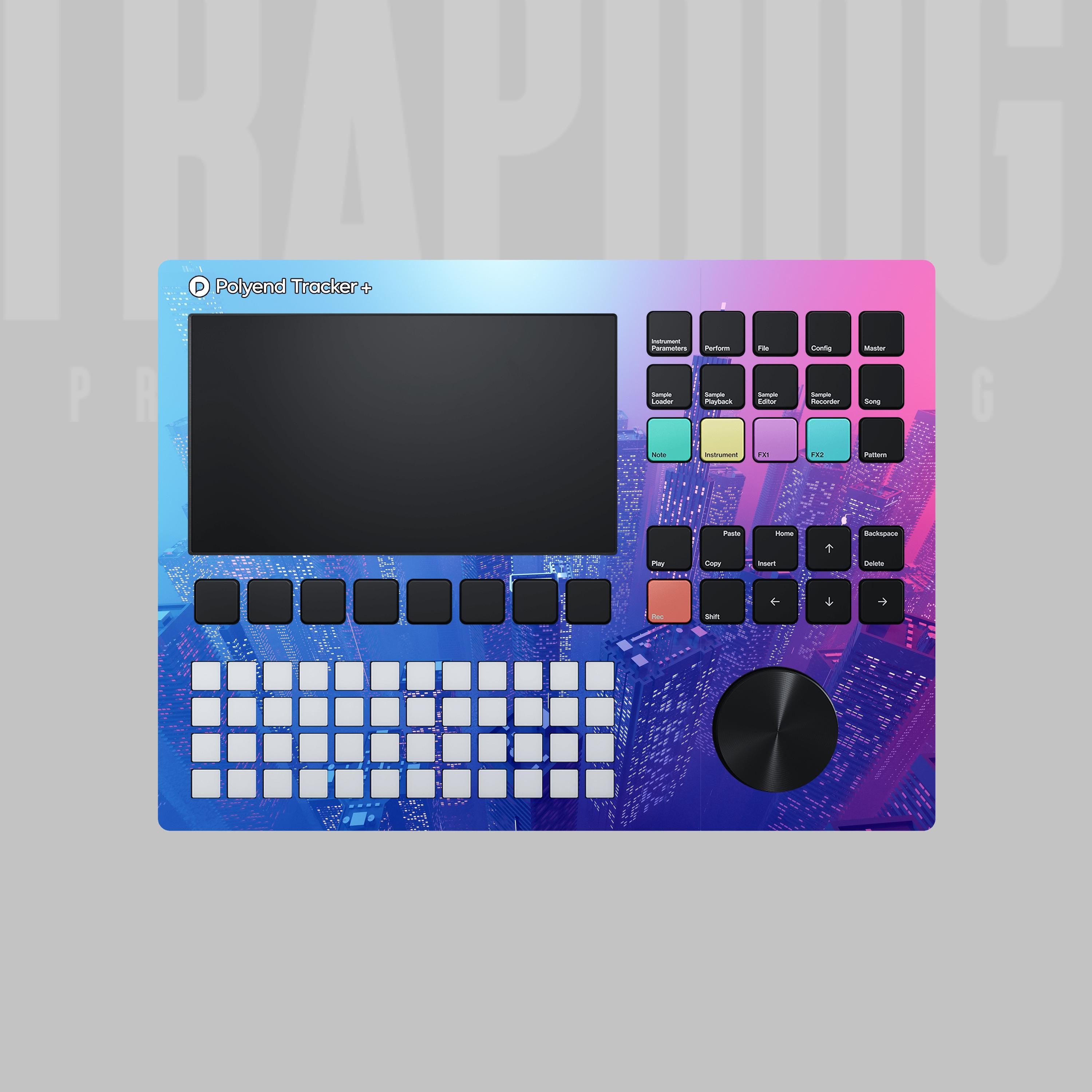 Custom Polyend Tracker / + & Play / + Vinyl Faceplate Skin Sticker | Send Us Your Artwork and Logo | #52
