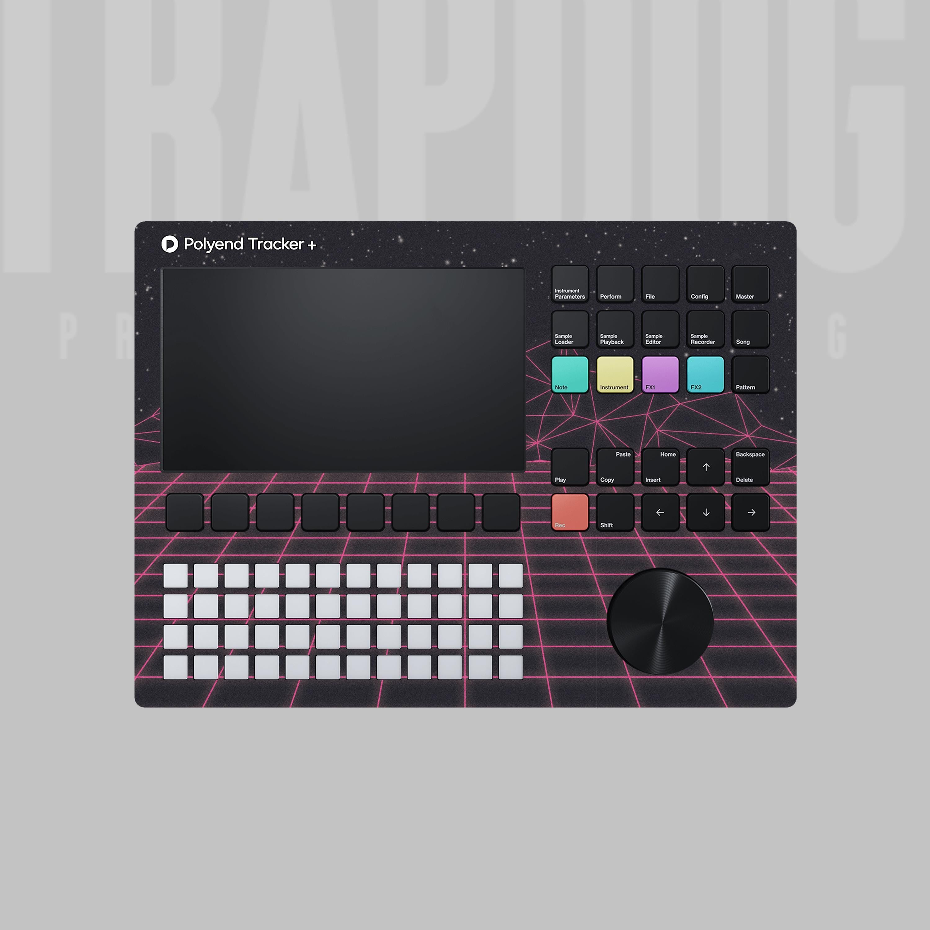 Custom Polyend Tracker / + & Play / + Vinyl Faceplate Skin Sticker | Send Us Your Artwork and Logo | #54