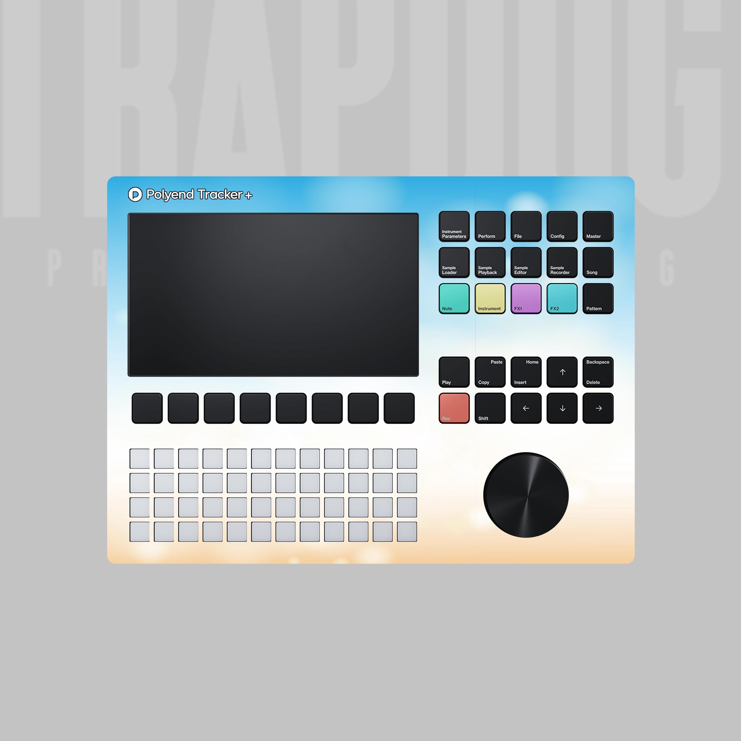 Custom Polyend Tracker / + & Play / + Vinyl Faceplate Skin Sticker | Send Us Your Artwork and Logo | #55