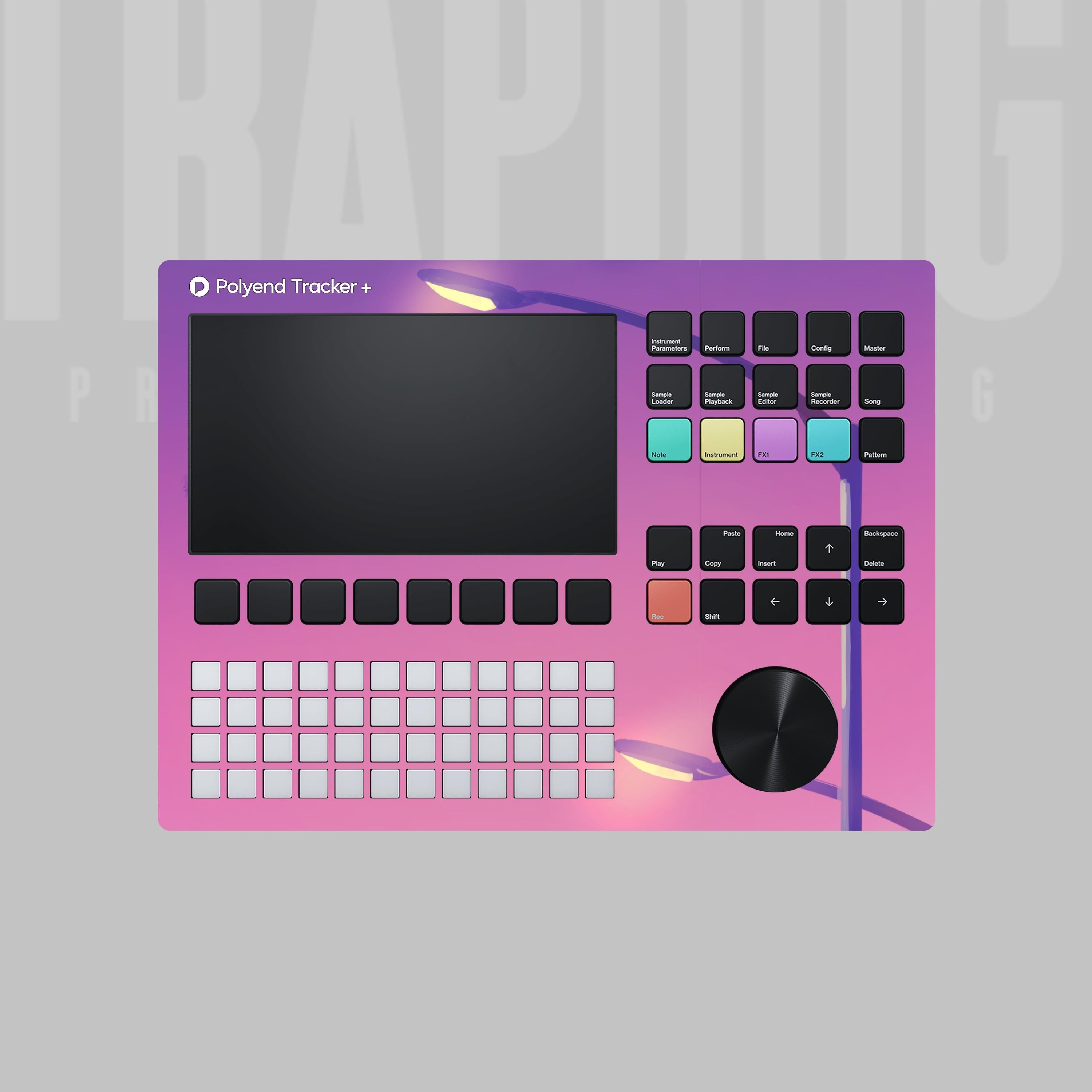 Custom Polyend Tracker / + & Play / + Vinyl Faceplate Skin Sticker | Send Us Your Artwork and Logo | #58