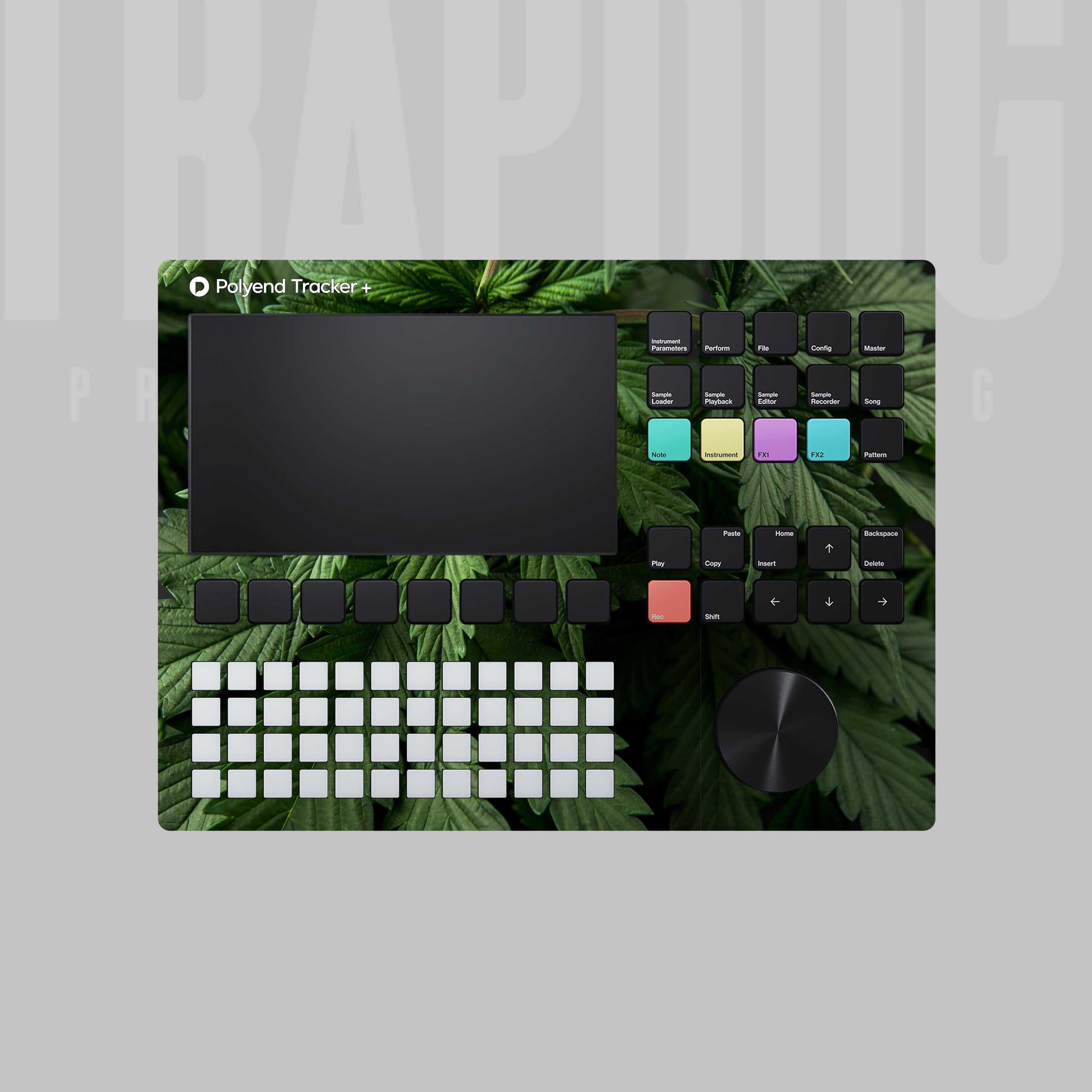 Custom Polyend Tracker / + & Play / + Vinyl Faceplate Skin Sticker | Send Us Your Artwork and Logo | #62