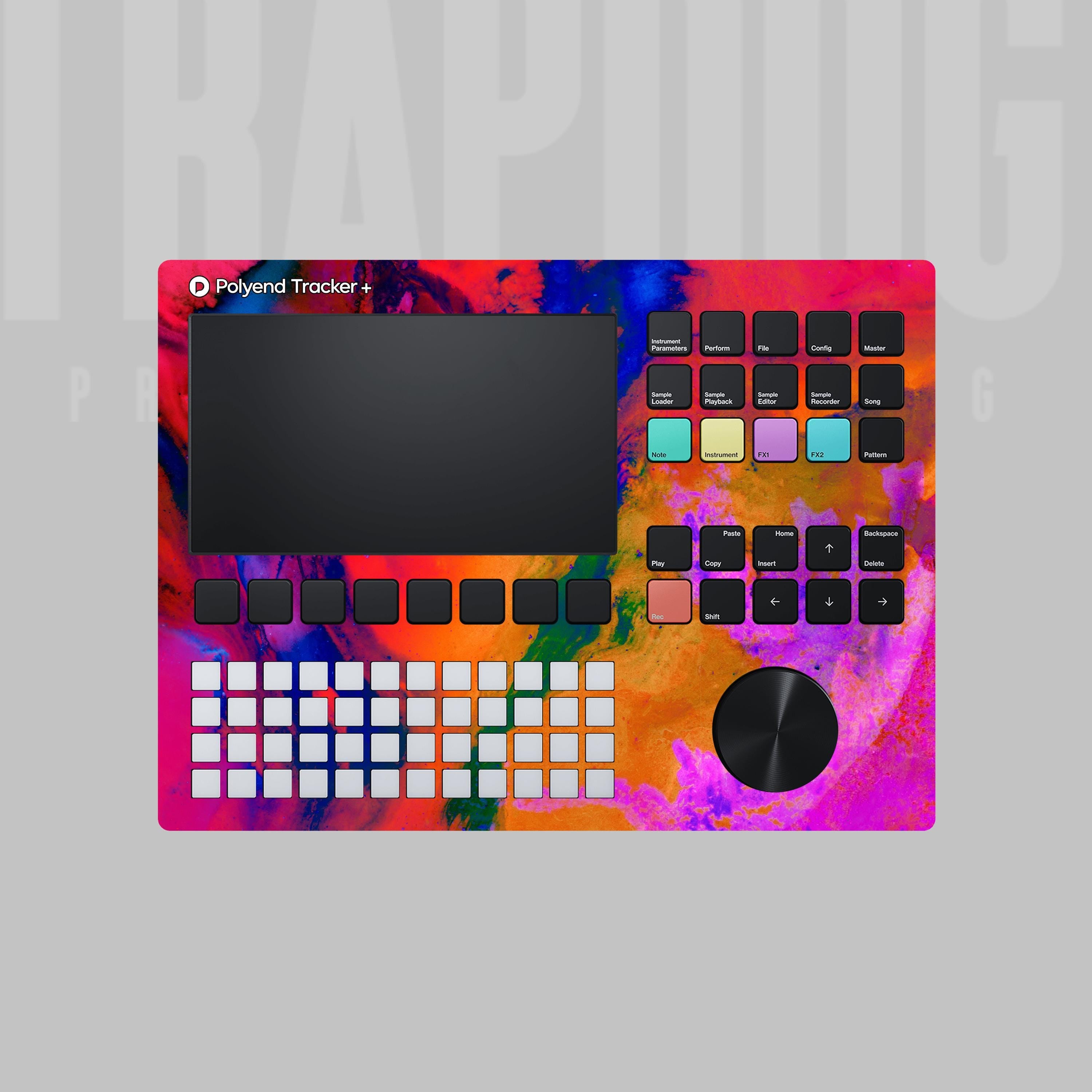 Custom Polyend Tracker / + & Play / + Vinyl Faceplate Skin Sticker | Send Us Your Artwork and Logo | #68