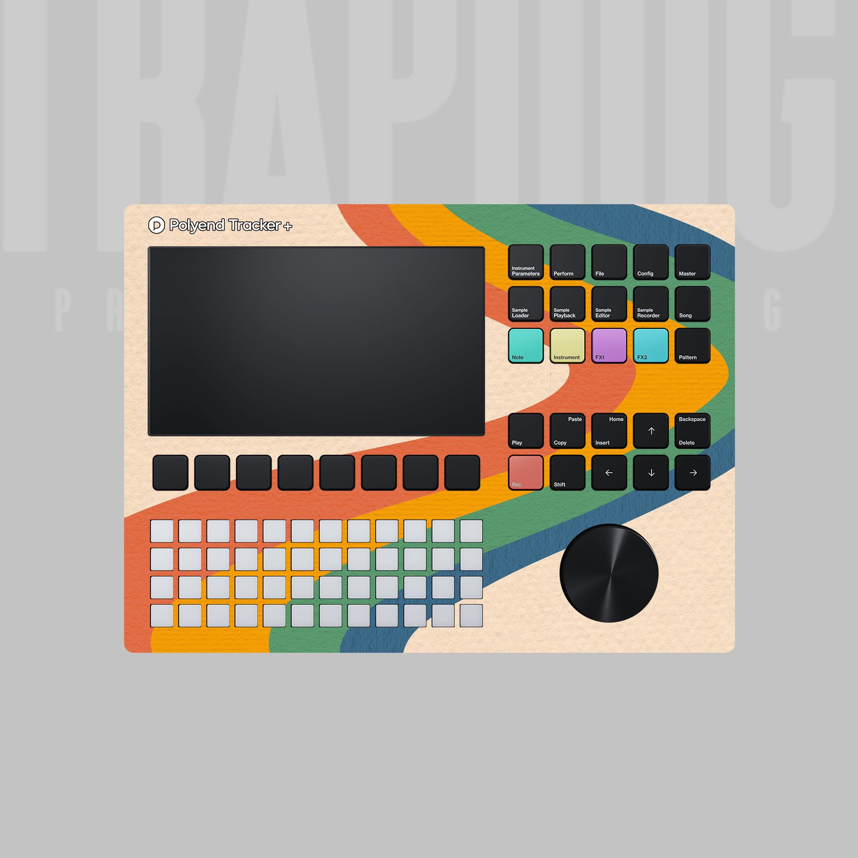 Custom Polyend Tracker / + & Play / + Vinyl Faceplate Skin Sticker | Send Us Your Artwork and Logo | #69