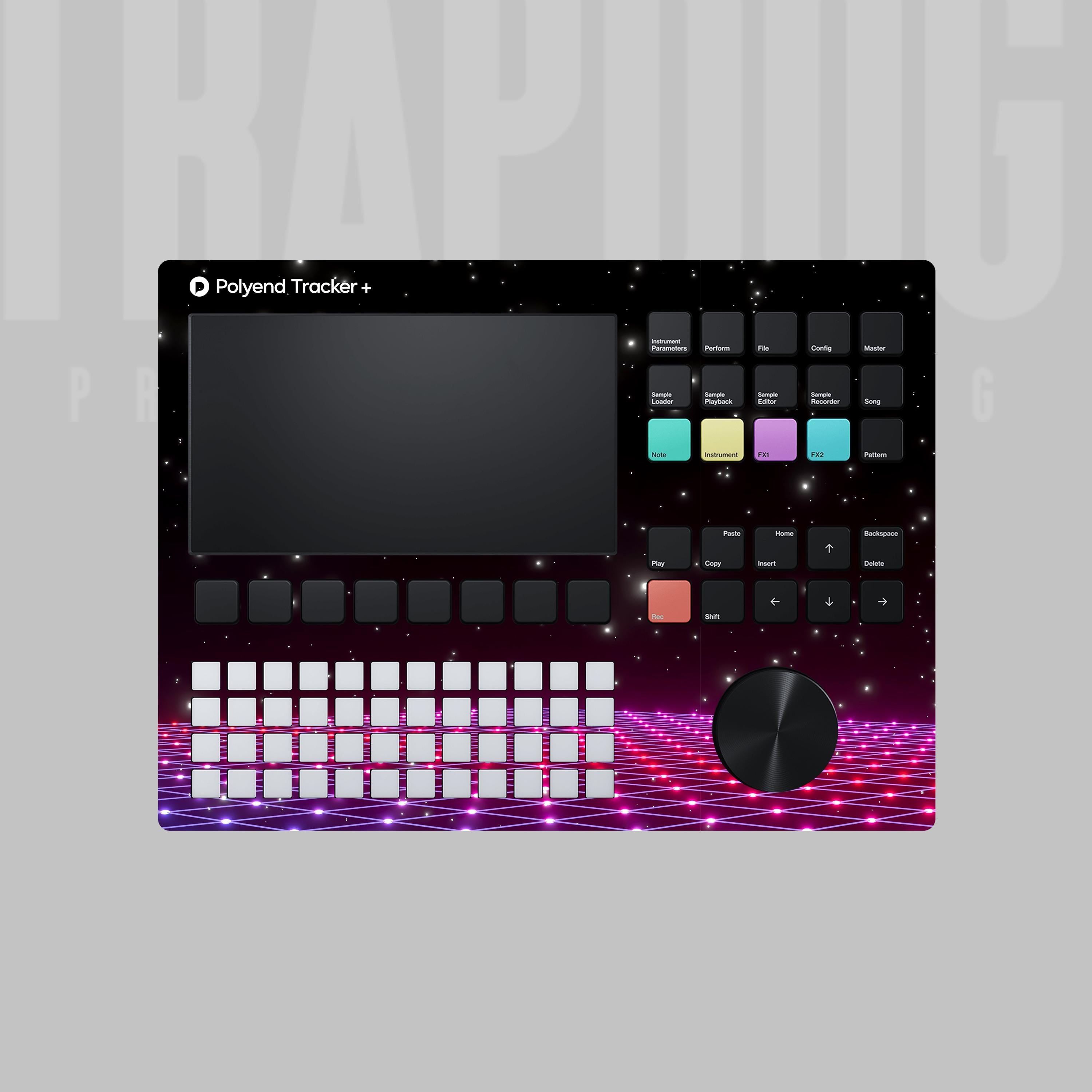 Custom Polyend Tracker / + & Play / + Vinyl Faceplate Skin Sticker | Send Us Your Artwork and Logo | #72