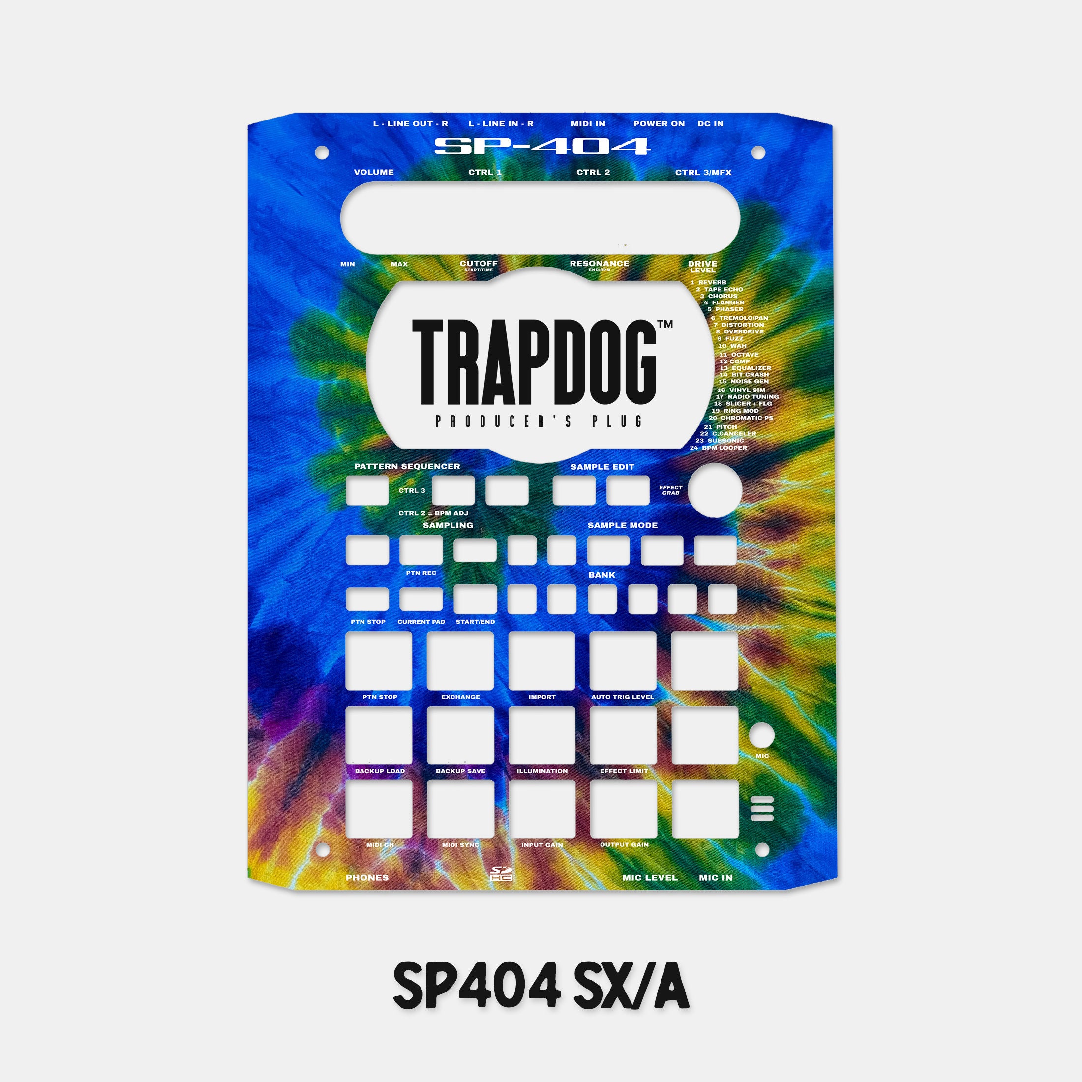 SP404 MKII | A | SX | OG Vinyl Faceplate Skin Sticker | #3