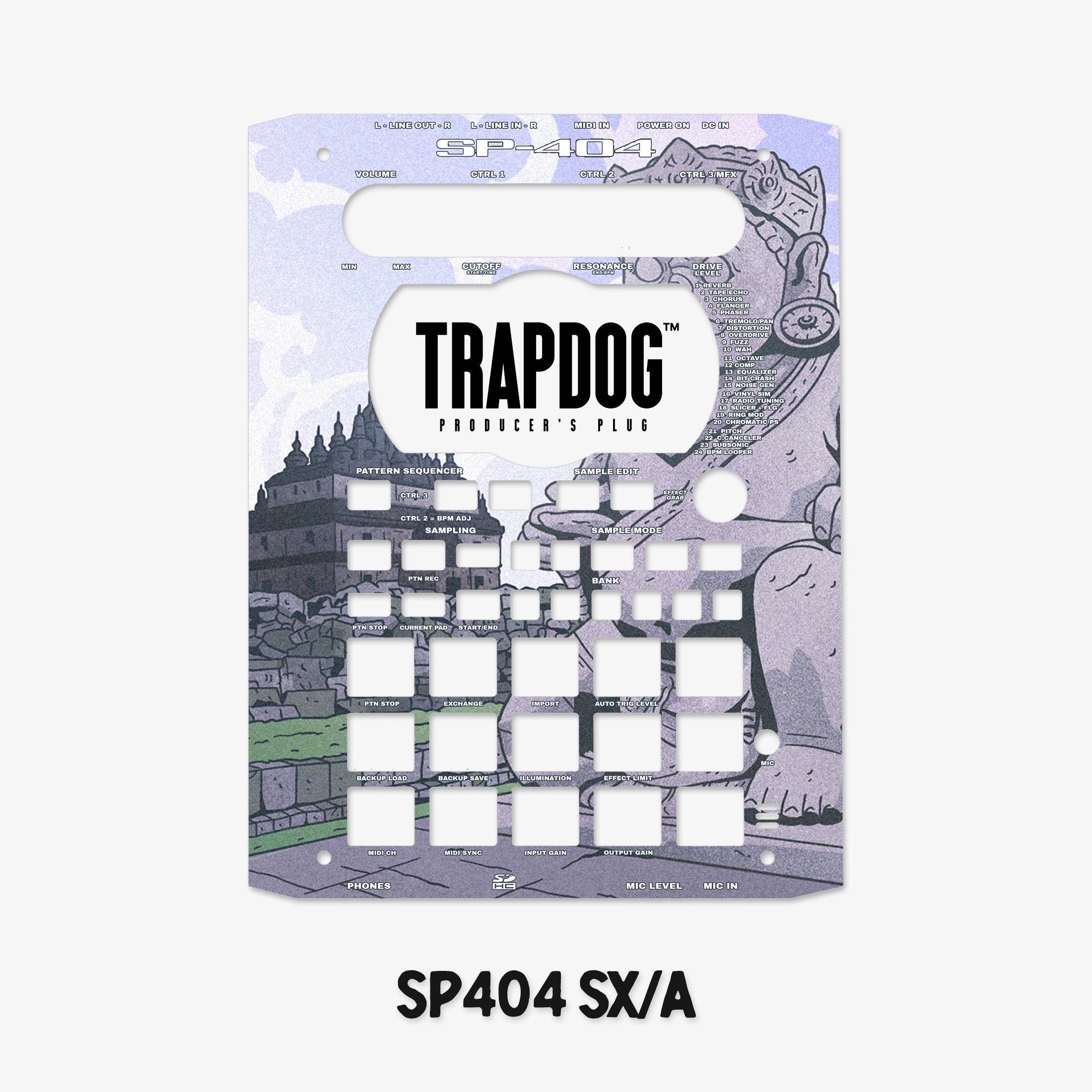 SP404 MKII | A | SX | OG Vinyl Faceplate Skin Sticker | #48