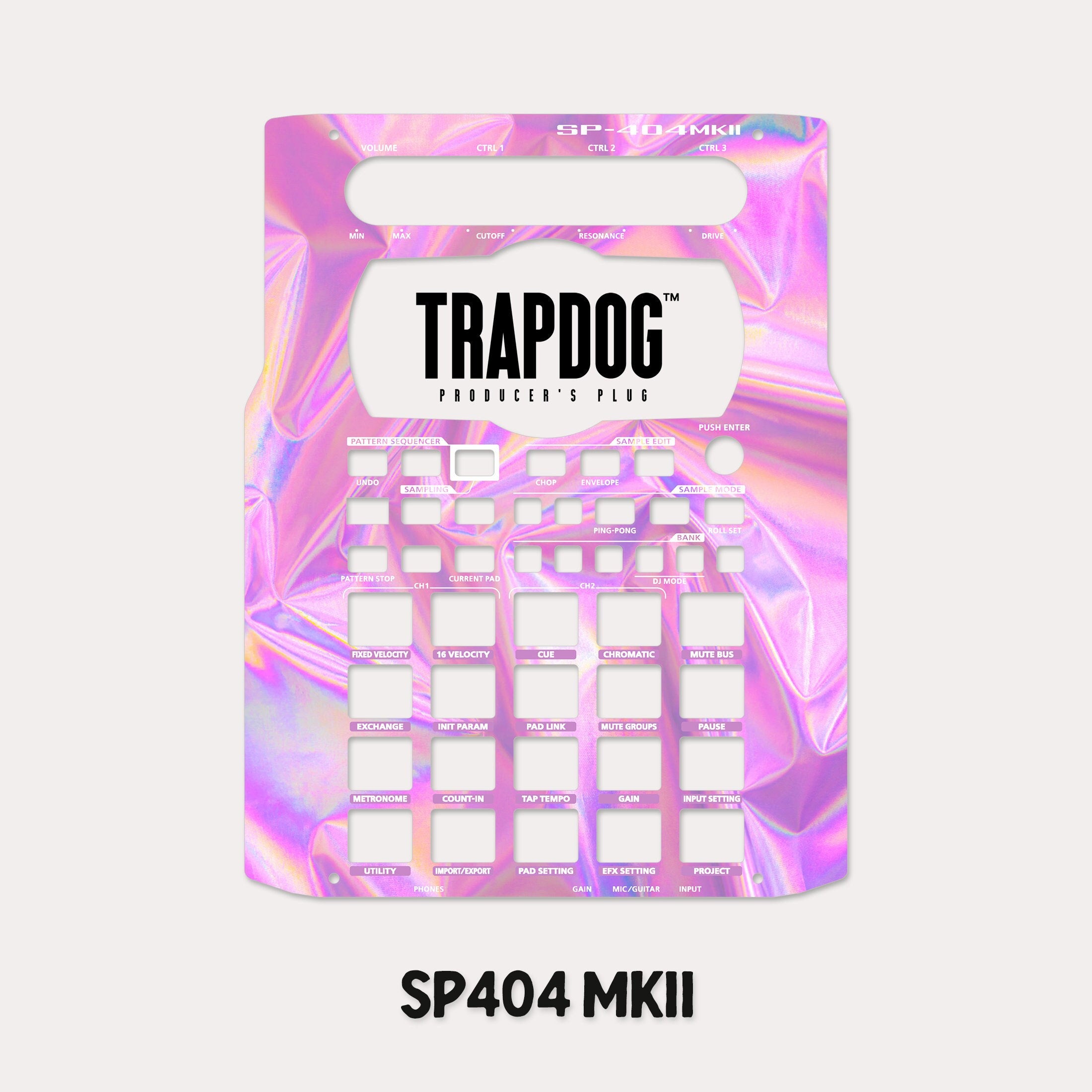 SP404 MKII | A | SX | OG Vinyl Faceplate Skin Sticker | Vaporwave #7
