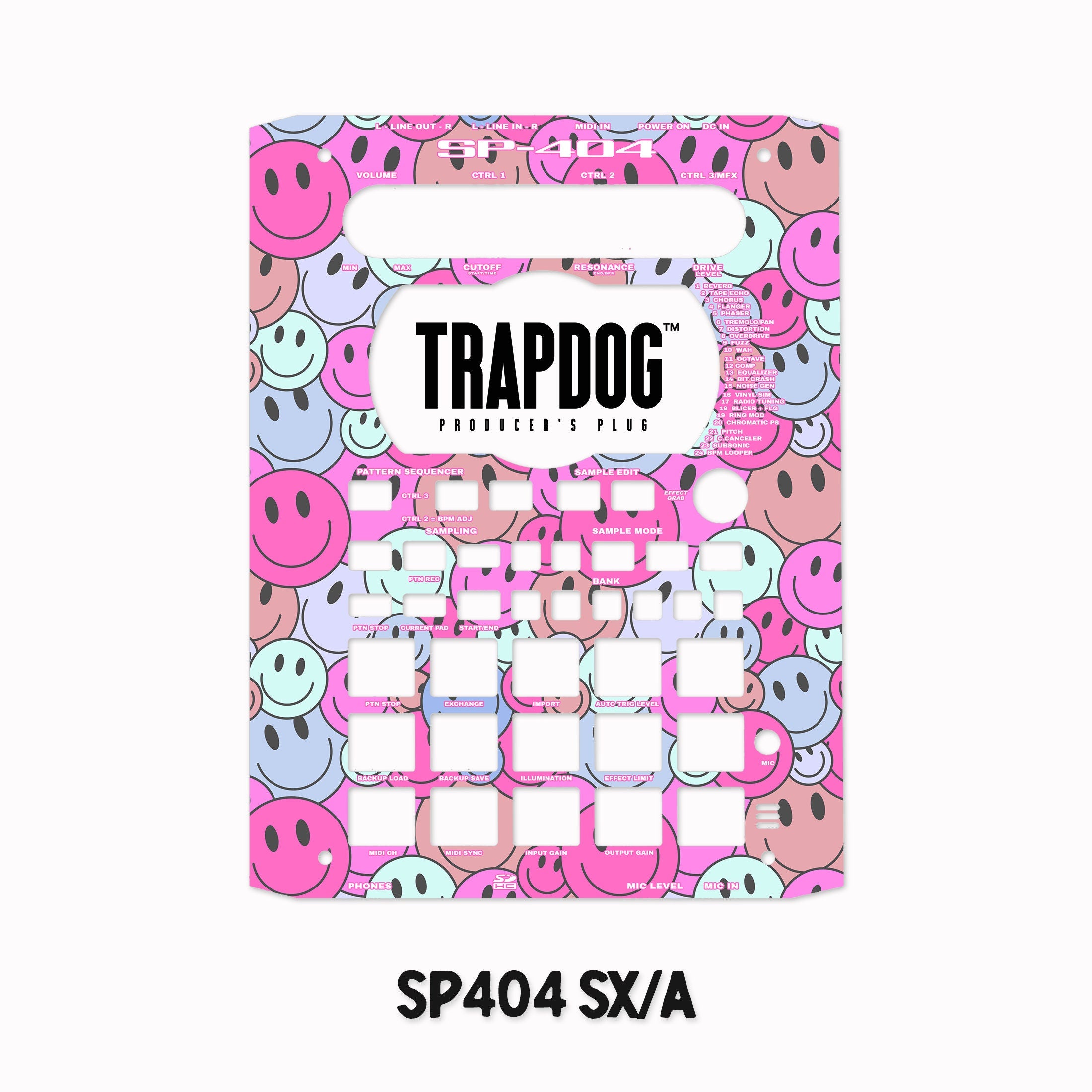 SP404 MKII | A | SX | OG Vinyl Faceplate Skin Sticker | #110