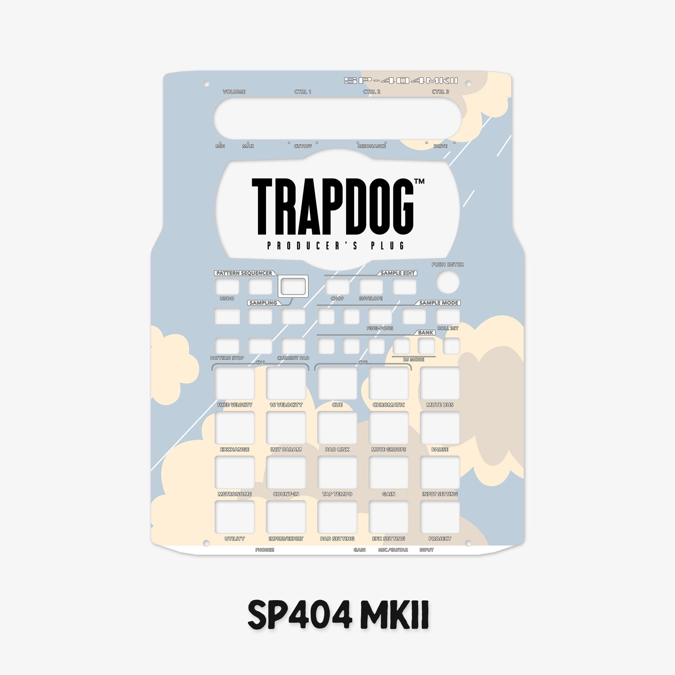 SP404 MKII | A | SX | OG Vinyl Faceplate Skin Sticker | #154
