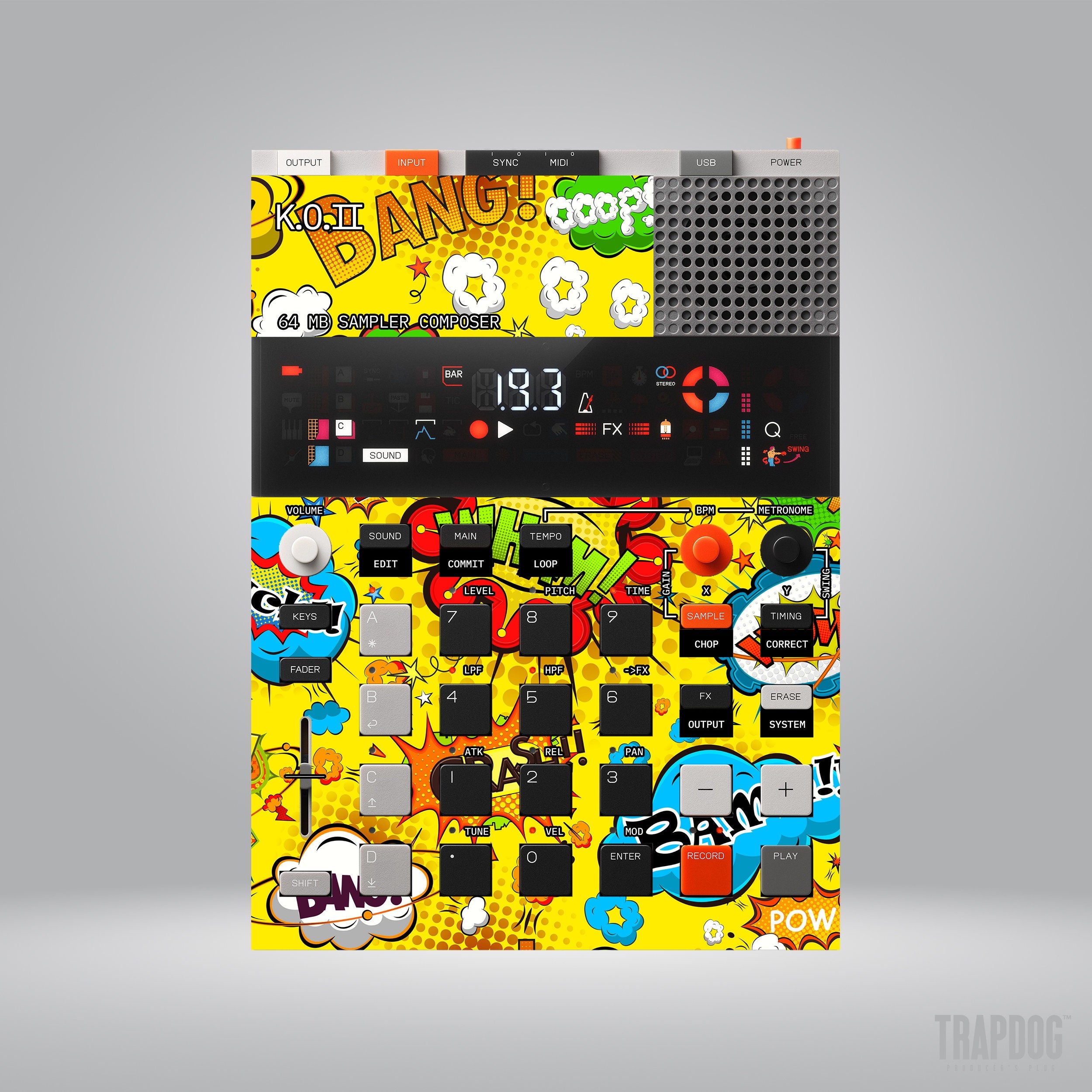 EP-133 KO II Vinyl Sticker Skin / Precut Holes / #30