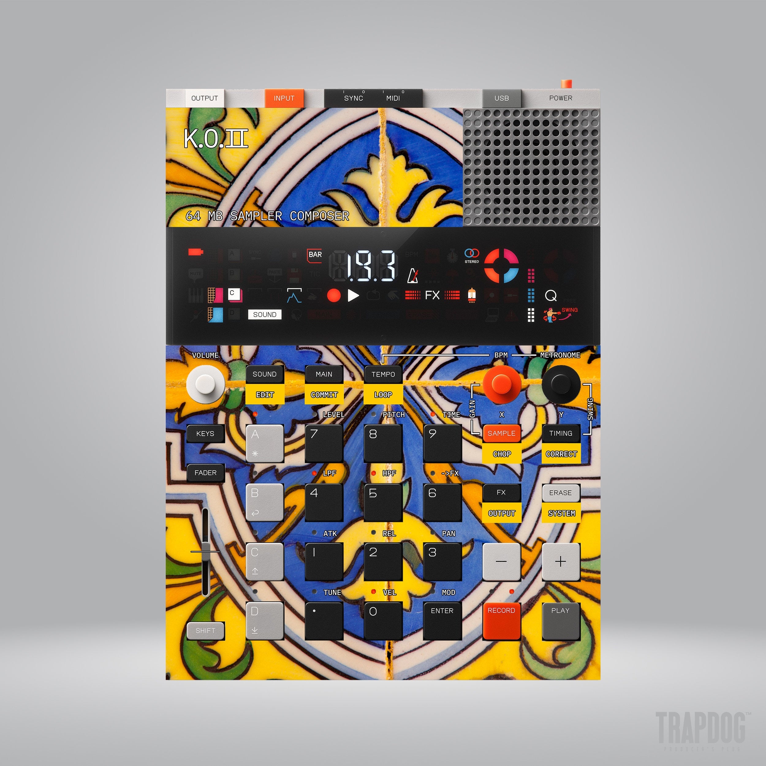 EP-133 KO II Vinyl Sticker Skin / Precut Holes / #91