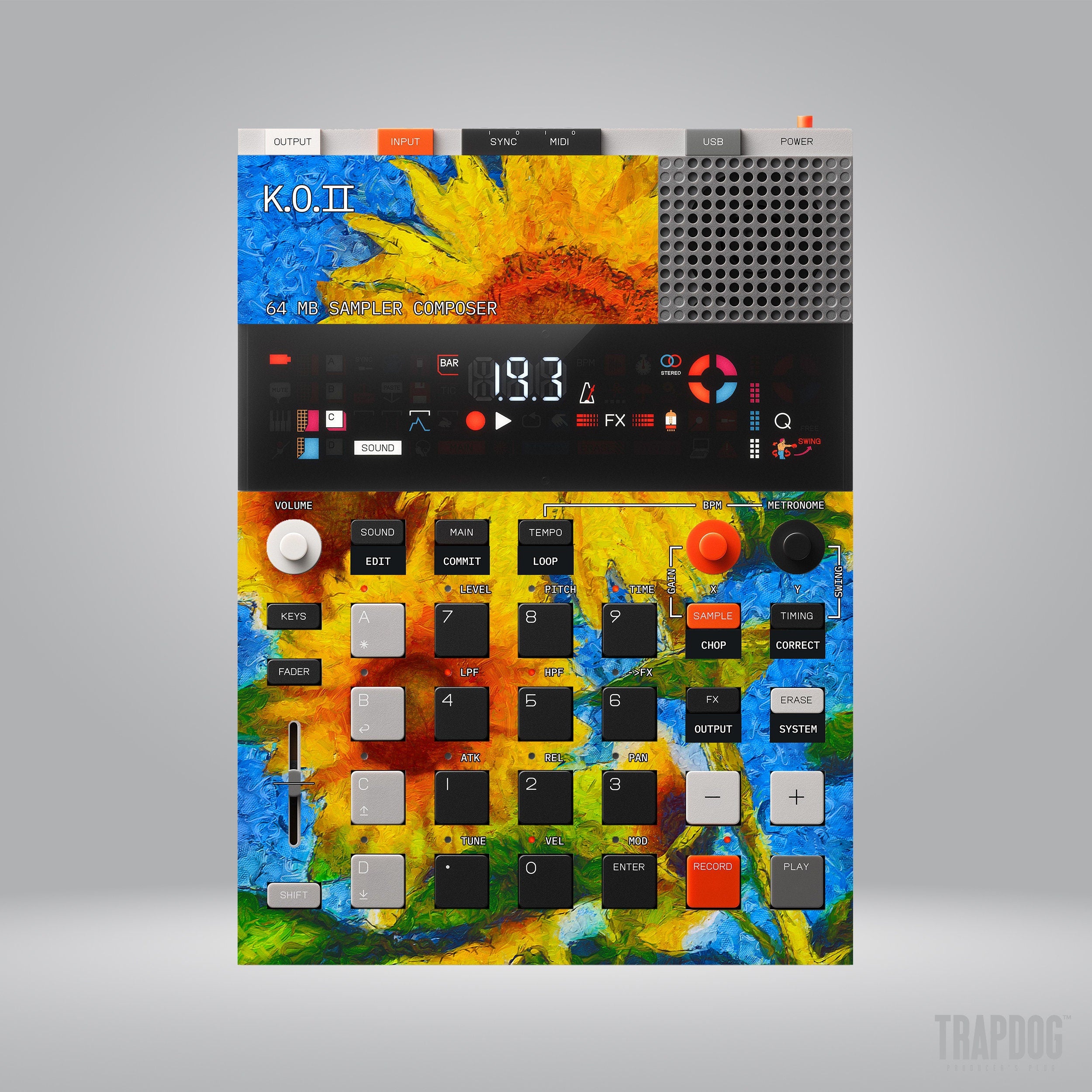 EP-133 KO II Vinyl Sticker Skin / Precut Holes / #109