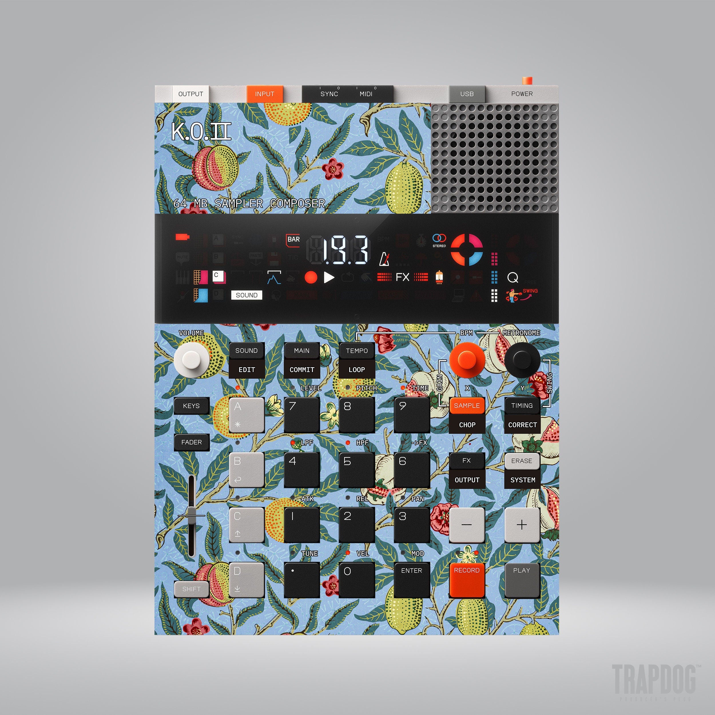 EP-133 KO II Vinyl Sticker Skin / Precut Holes / #117